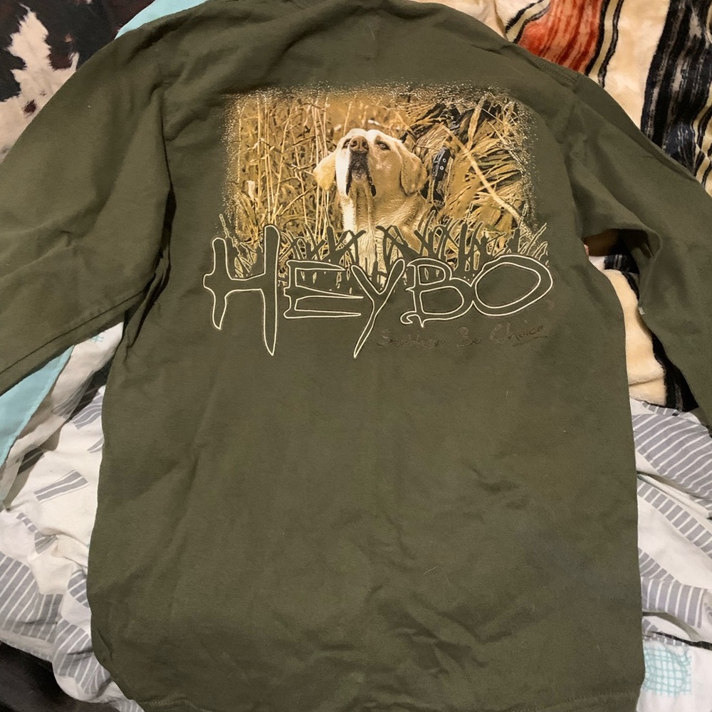 Heybo Olive Green Long Sleeve Shirt